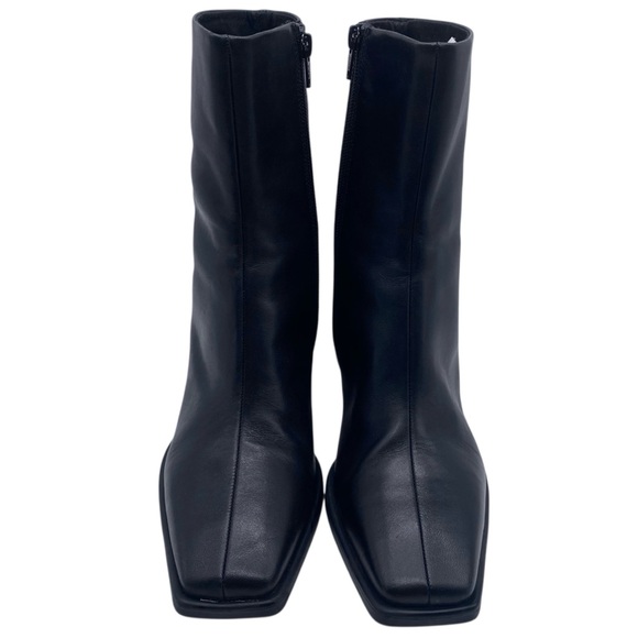 Vagabond Womens Shoes Hedda Boots Sz 9 Black Leather Chelsea Heeled Ankle Sleek - Picture 6 of 15